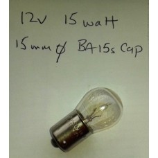 Lamp/Bulb 12 Volt 15 Watt BA15s