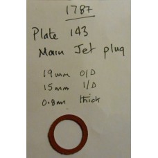 Fibre Washer for Carburettor Main Jet Plug (1787)