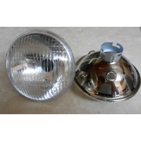 Headlight Reflector Pattern Type 5 ¾” c/w Pilot Light  Lampholder