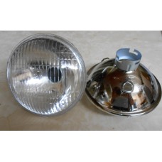 Headlight Reflector Pattern Type 5 ¾” c/w Pilot Light  Lampholder
