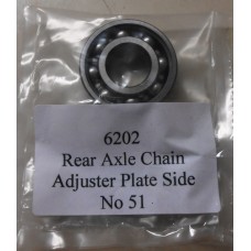 Bearing 6202 Rear Axle Chain Adjuster Side No 51