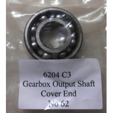 Bearing 6204 C3  Gearbox Out put Shaft