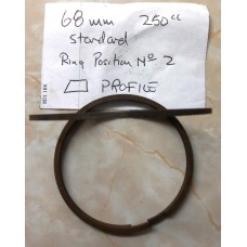 Piston Ring 68mm. Ring No 2  for the 250cc Engine