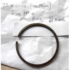 Piston Ring 72.25 mm Ring No 4 (Oil)  