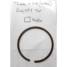 Piston Ring 72.5 mm Ring No 1 (Top)  