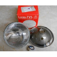 Headlight Lucas 7" c/w pilot 