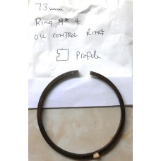 Piston Ring 73 mm Ring No 4 (Oil).  