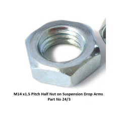 Steering Drop Arm Nuts Half  M14 x 1.5