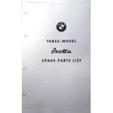 Parts List by BMW  Includes 3 Wheel Section