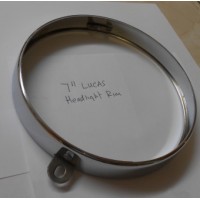 Headlamp Chrome Rim (7' Lucas) 