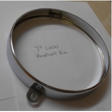 Headlamp Chrome Rim (7' Lucas) 