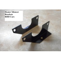 Heater Silencer Brackets RHD UK. Pair.