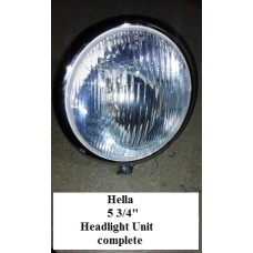 Headlight Hella 5 3/4" Complete