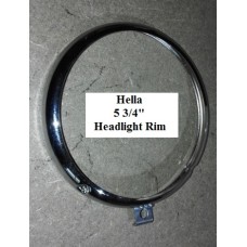 Headlamp Chrome Rim 5 3/4" Hella