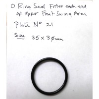 O Ring Seal  Upper Front Suspension Arm No 21