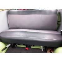 Seat Cover Grey Vinyl  and Bedford Cord 