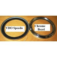 Speedometer Chrome Bezel VDO