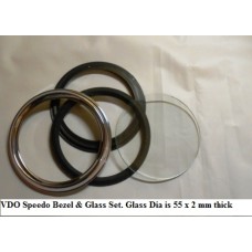 Speedometer Bezel and Glass Set VDO