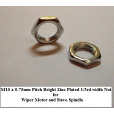 Windscreen Wiper Motor Thin Nut M10 x 0.75mm 