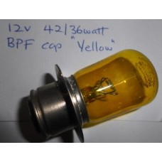 Lamp/Bulb 12 Volt 42/36 Watt BPF Yellow